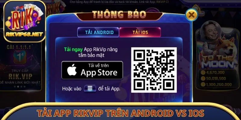 Tải app Rikvip đơn giản trên Android và iOS